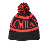 Imma Cuffia Milan Ponpon Nero Rosso Uomo TU