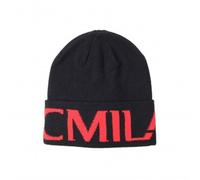 Imma Cuffia Milan Skipper Jacquard Nero/Rosso Uomo TU