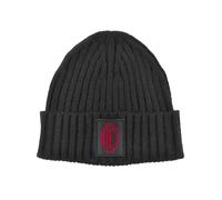 Imma Cuffia Milan Skipper Patch Tessuto Nero Rosso TU