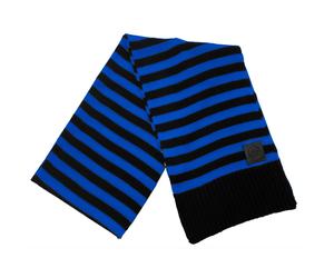 Imma Sciarpa Calcio Inter Righe Nero Azzurro Uomo TU
