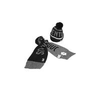 Imma Set Berretto E Sciarpa Juve Jacquard Nero Bianco TU