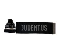 Imma Set Berretto e Sciarpa Juve Ponpon Nero Bianco Bambino TU