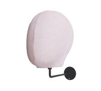 Immagazzinaggio pratico dell'esposizione del cappello della parete del modello della testa coperta tessuto economizzatore di spazio per l'attrezzatura del salone di bellezza dei