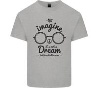 Immagina Che Non Sia Un Sogno Mondo Pace Maglietta Hippy Per Bambini