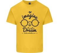 Immagina Che Non Sia Un Sogno Mondo Pace Maglietta Hippy Per Bambini