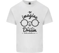 Immagina Che Non Sia Un Sogno Mondo Pace Maglietta Hippy Per Bambini