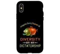 Immagina di avere paura della diversità ma non della dittatura Custodia per iPhone X/XS