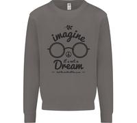 Immagina Non È Un Sogno Mondo Pace Hippy Uomo Felpa Maglione