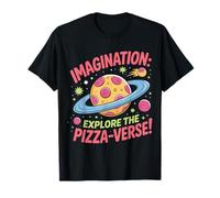 Immaginazione: Esplora Il Design della Pizza-Verse Maglietta