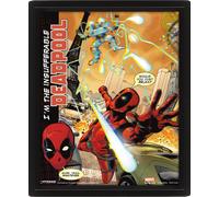 Immagine 3D di Deadpool incorniciata