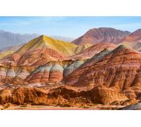Immagine acrilica 110 x 70 cm: Rainbow Hills Scenic territorio di Zhangye National Geopark a Zhangye Town, Gansu, China (238478259)