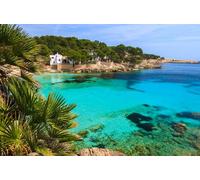 Immagine acrilica 60 x 40 cm: mare turchese di Cala Gat Beach e Bay View, Majorca Island (94265577)