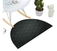 Immagine Dark Coral Cuscino semicircolare Vivid colorato Moderno Capitale Love San Valentino Lettering Art Ingresso zerbino H 39,9 cm XD 59,9 cm Marrone Scuro Blu Vermilion H 27.5" xD 41.3" Color13