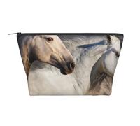 Immagine del cavallo selvaggio, Borsa da toilette Borsa per trucco Borsa per cosmetici Borsa da toilette da viaggio portatile