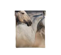 Immagine del cavallo selvaggio, Spremere il portafoglio superiore da donna Borsa portaoggetti Piccola portamonete Portamonete