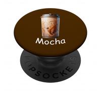Immagine di caffè e bicchiere Moka. PopSockets PopGrip Adesivo
