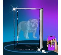 Immagine di cristallo personalizzata, regalo personalizzato con la tua foto, regali per lutto per animali domestici personalizzati per cani, foto di cristallo 3D personalizzata per regali