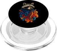Immagine Di Design Artistico Di Procione Colorato PopSockets PopGrip per MagSafe