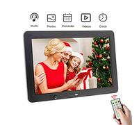 Immagine digitale da 12 pollici, album elettronico a induzione del corpo umano intelligente con lettore multimediale pubblicitario con sensore di movimento con sveglia, regalo con funzione calendari