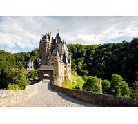 Immagine in legno 80 x 50 cm: Castello di Eltz, un castello medievale in Germania, Renania Palatinato, regione Mosella. Bellissimo castello antico, famoso (242147474)