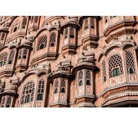 Immagine in legno 80 x 50 cm: Hawa Mahal, il palazzo dei vento, Jaipur, Rajasthan, India. (immagine HDR) (21849044)