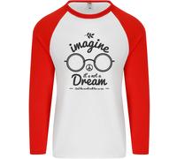 Immagine Its Not Un Dream World Pace Hippy Uomo L/S Baseball T-Shirt