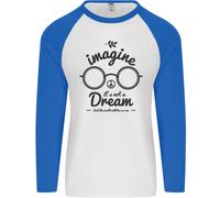 Immagine Its Not Un Dream World Pace Hippy Uomo L/S Baseball T-Shirt