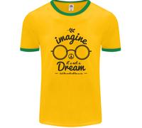 Immagine Its Not Un Dream World Pace Hippy Uomo Ringer Fotl