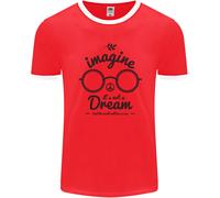 Immagine Its Not Un Dream World Pace Hippy Uomo Ringer Fotl
