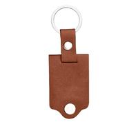 Immagine Keepsake Keychain - FOB Photo in pelle, portachiavi a sospensione immagine | Torta di memoria portatile 1.3x3.0in, catena del supporto a colori, idea regalo con momenti sentimentali