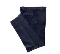 IMMAGINE Pantalone Velluto Classico con Pence Duca VISCONTI di MODRONE Art. Flexus Colore Blu (56)