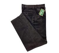 Pantalone Velluto Classico con Pence Duca VISCONTI di MODRONE Art. Flexus Colore Nero (48)