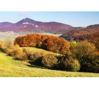 Immagine poster 80 x 50 cm: vista autunnale della montagna strazoven a Strazovske Vrchy - Strazov Highlands Slovacchia Europa (32627618)