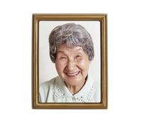 Immagine ritratto in porcellana personalizzata per lapide in ceramica con cornice in rame Cornice in rame Piastrella per foto commemorativa personalizzata per monumento Cimitero Placca di memoria