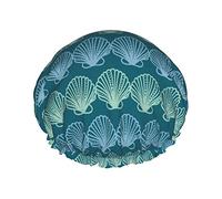 Immagine Sealife con cuffia da impermeabile sott'acqua, cuffia elastica per capelli da bagno protezione ambientale cuffie da bagno per capelli, doppio strato impermeabile cappello da