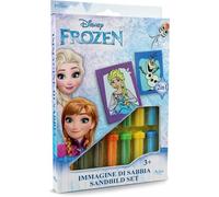 Immagini da colorare con la sabbia Frozen Disney set attività per bambini 17 pezzi giochi di sabbia