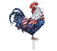 Immagini da giardino per esterni La carta Gallo del Giorno dell'Indipendenza trasmette la libertà e il coraggio. È perfetto per il tuo giorno dell'indipendenza e diventerà al centro del legno di tutti