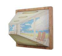 Immagini da parete a LED, senza perforazione, pittura decorativa per parete, illuminazione notturna con 3 modalità per sale da pranzo, scale, corridoi, camere dei bambini, galleria, bar, salotti