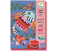 Immagini di sand painting e glitter: Pesci arcobaleno