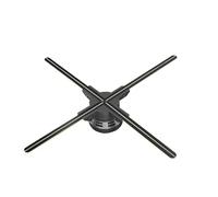 Immagini di visualizzazione pubblicitaria del lettore schermi olografici a LED con controllo in tempo reale 3D della luce proiettore ologramma da 65 cm(SET WITH 3D VIDEO)