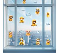 Immagini per finestre Raincoats 3xDinA4 pellicola per finestra adesiva camera...