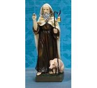 Immagini Statue Sacre Sant'Antonio Abate h 12 cm In Resina Paben
