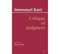 Immanuel Kant Critique of Judgment (Tascabile) Hackett Classics