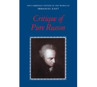 Immanuel Kant Critique of Pure Reason (Tascabile)