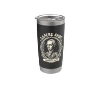 Immanuel Kant Filosofia Sapere Bicchiere termico in acciaio inox doppia parete