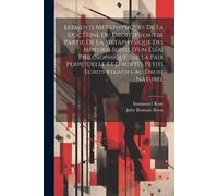 Immanuel Kant J Elements Metaphysiques De La Doctrine Du Droit (Prem (Tascabile)