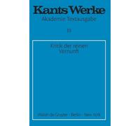 Kritik Der Reiner Vernunft (2. Aufl. 1787) by Kant, Immanuel