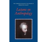 Immanuel Kant Lectures on Anthropology (Tascabile)