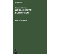 Immanuel Kant Opus Postumum. Zweite Hälfte (Convolut VII opertina rigida)