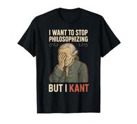 Immanuel Kant Pun Voglio Smettere di filosofare la filosofia Maglietta